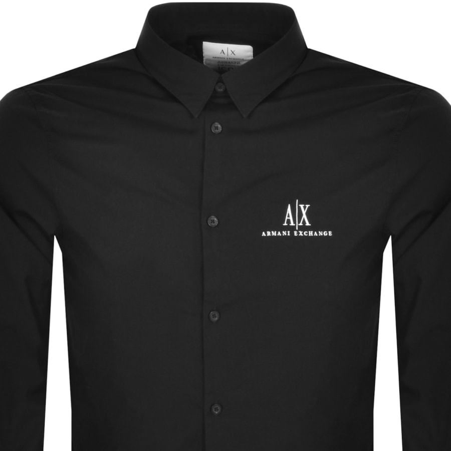 Armani Exchange Long Sleeve Shirt Black